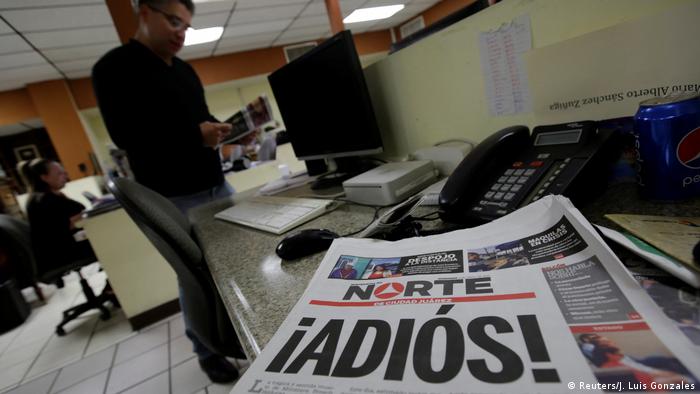 De acuerdo a la estadística de la sección policiales de norte, hasta la fecha en el chaco totalizan seis femicidios y un transfemicidio. Mexico El Cierre Del Diario Norte Es Un Acto De Protesta Mexico En Dw Dw 04 04 2017