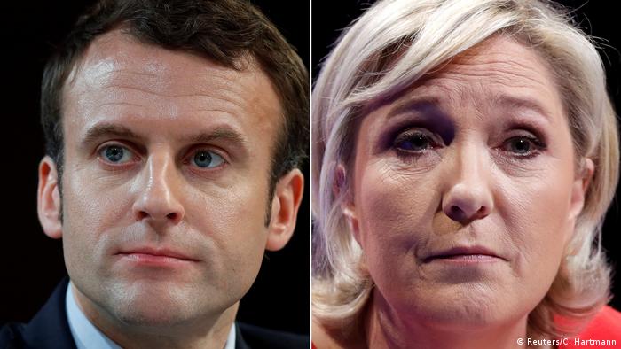 Select from 299 premium the young with marine le . Macron Le Pen Qualify For Second Round Of French Presidential Election Projections As It Happened News Dw 23 04 2017
