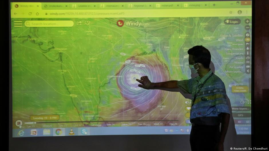 El Super Ciclon Amphan Azota A India Y Bangladesh El Mundo Dw 20 05 2020