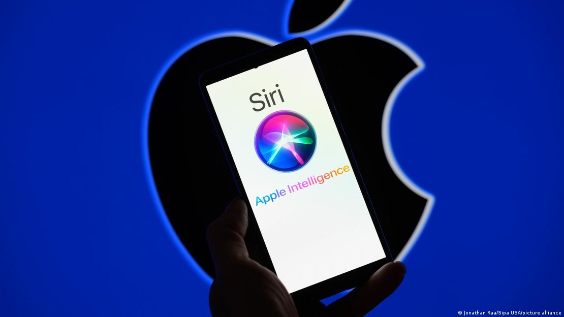 Logo de Apple con Siri.
