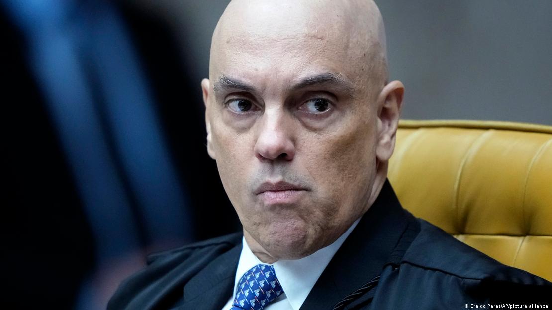 Primer plano del magistrado de la Suprema Corte Federal en una sesión del tribunal el pasado 14 de agosto. Primer plano del magistrado de la Suprema Corte Federal en una sesión del tribunal el pasado 14 de agosto.