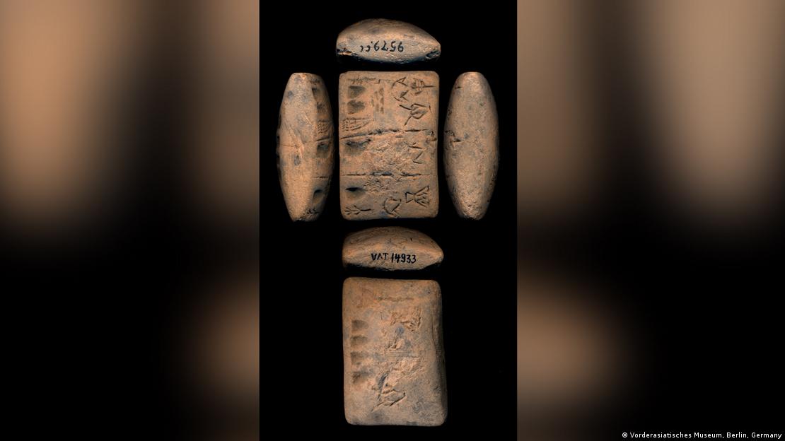 Tablillas de arcilla de Mesopotamia.