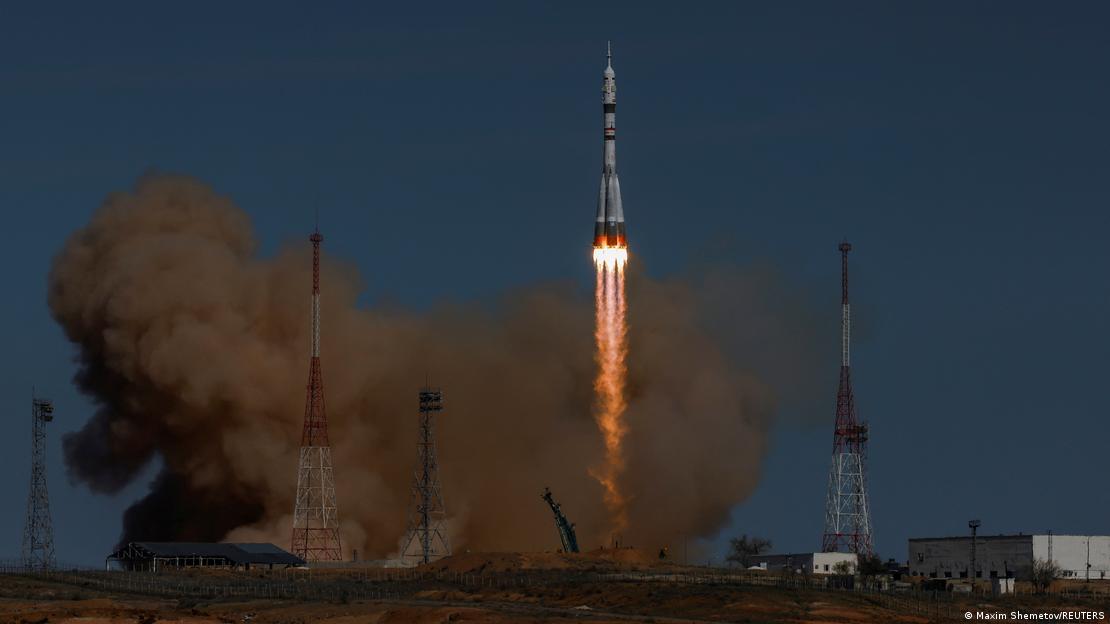 Lanzamiento de la nave rusa Soyuz MS-27 hacia la EEI. (8.04.2025).