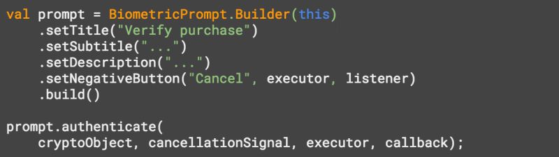 Biometrics Biometricprompt Styling Android - Premium Space Design Gallery - 8K