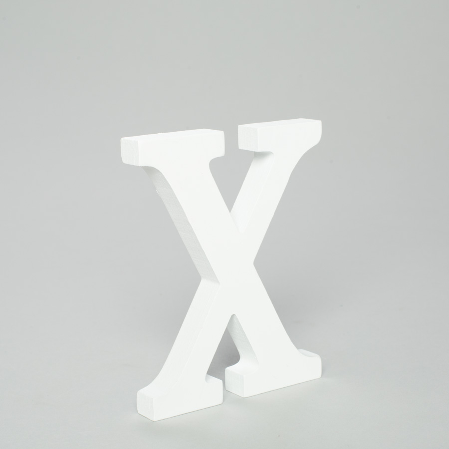 Decostar Wood Letter X 5 24 Pieces