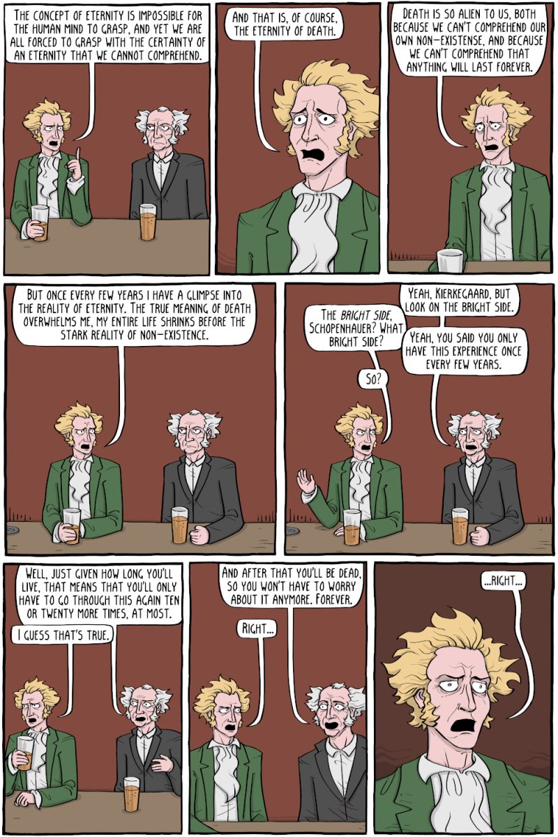 All Men Are Mortal Existential Comics - Premium Colorful Background Gallery - Full HD