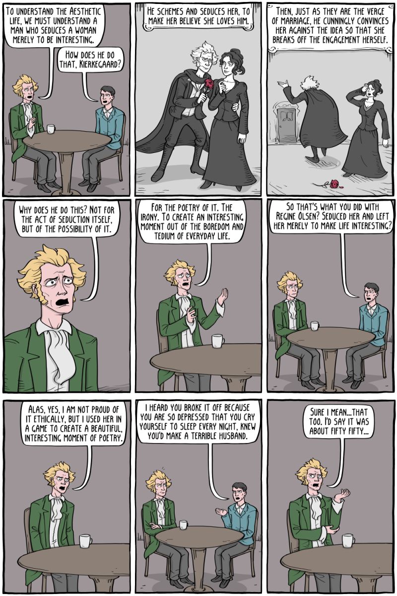 Humean Seduction Existential Comics - Colorful Texture Collection - Mobile Quality