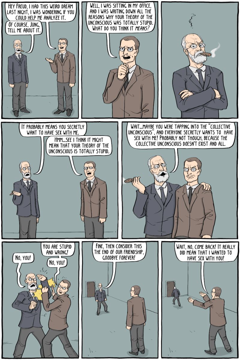 Sigmund Freud Existential Comics - Premium Dark Image Gallery - 4K