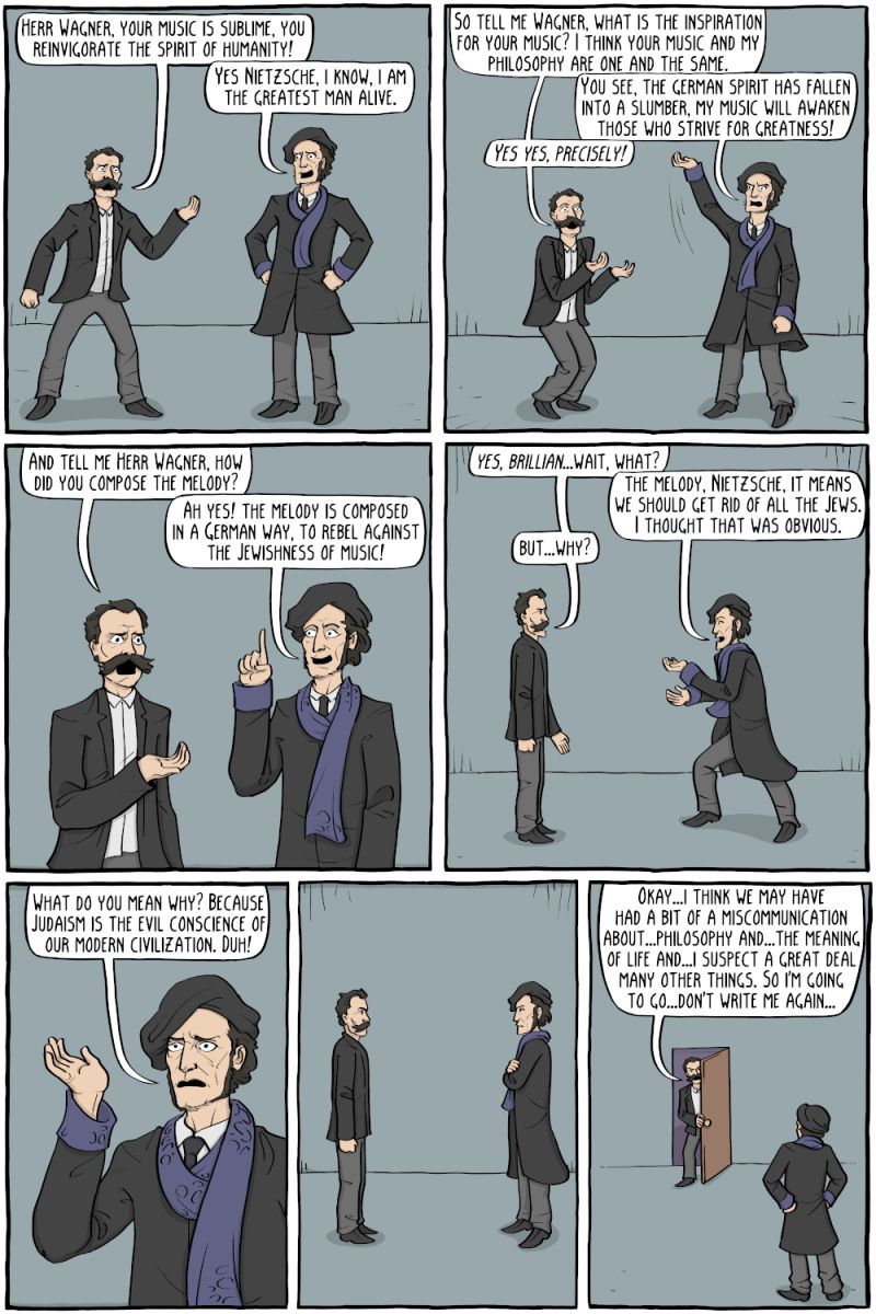 Friedrich Nietzsche Existential Comics - Ocean Pictures - Beautiful Desktop Collection