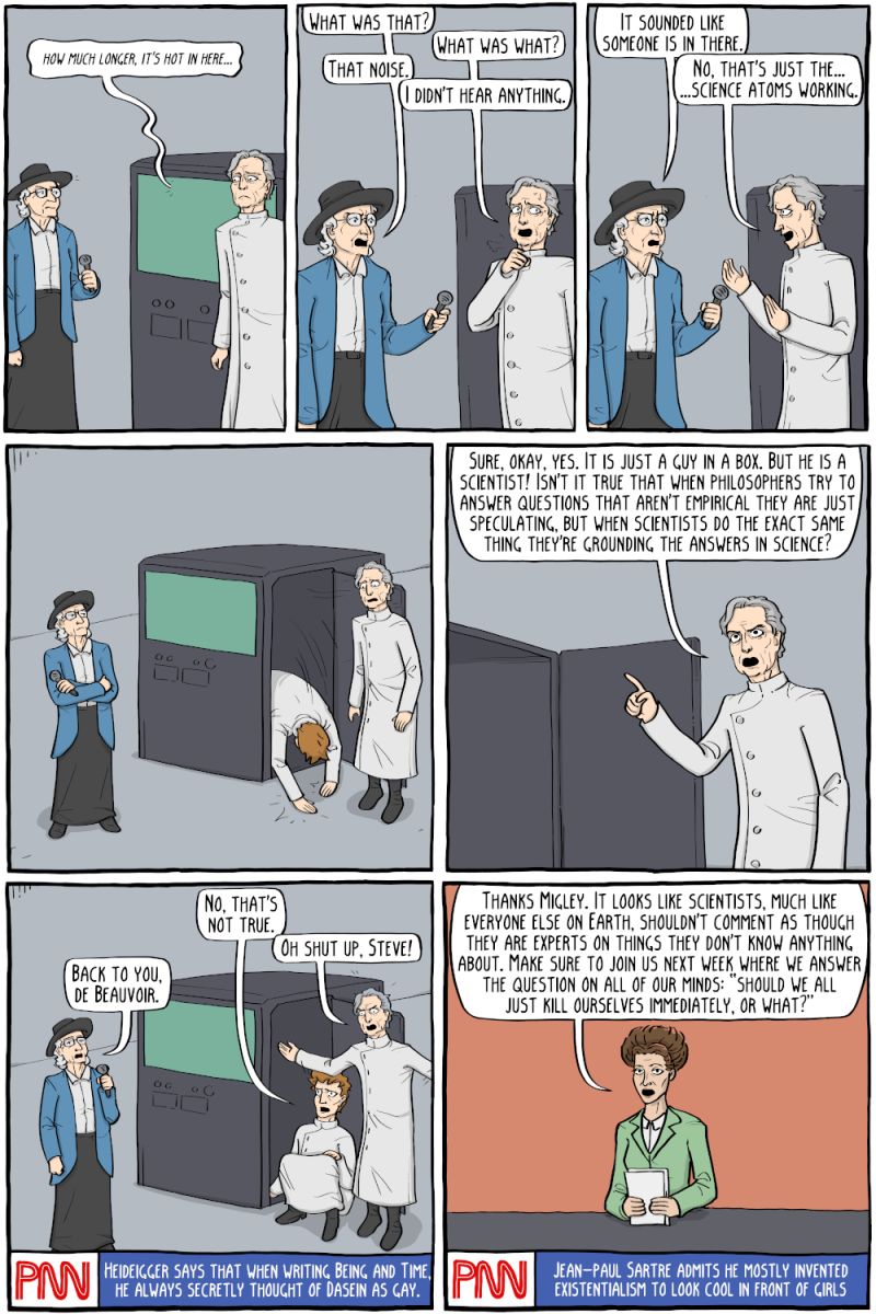 Philosophers And Physicists Existential Comics - Premium Vintage Texture Gallery - Retina