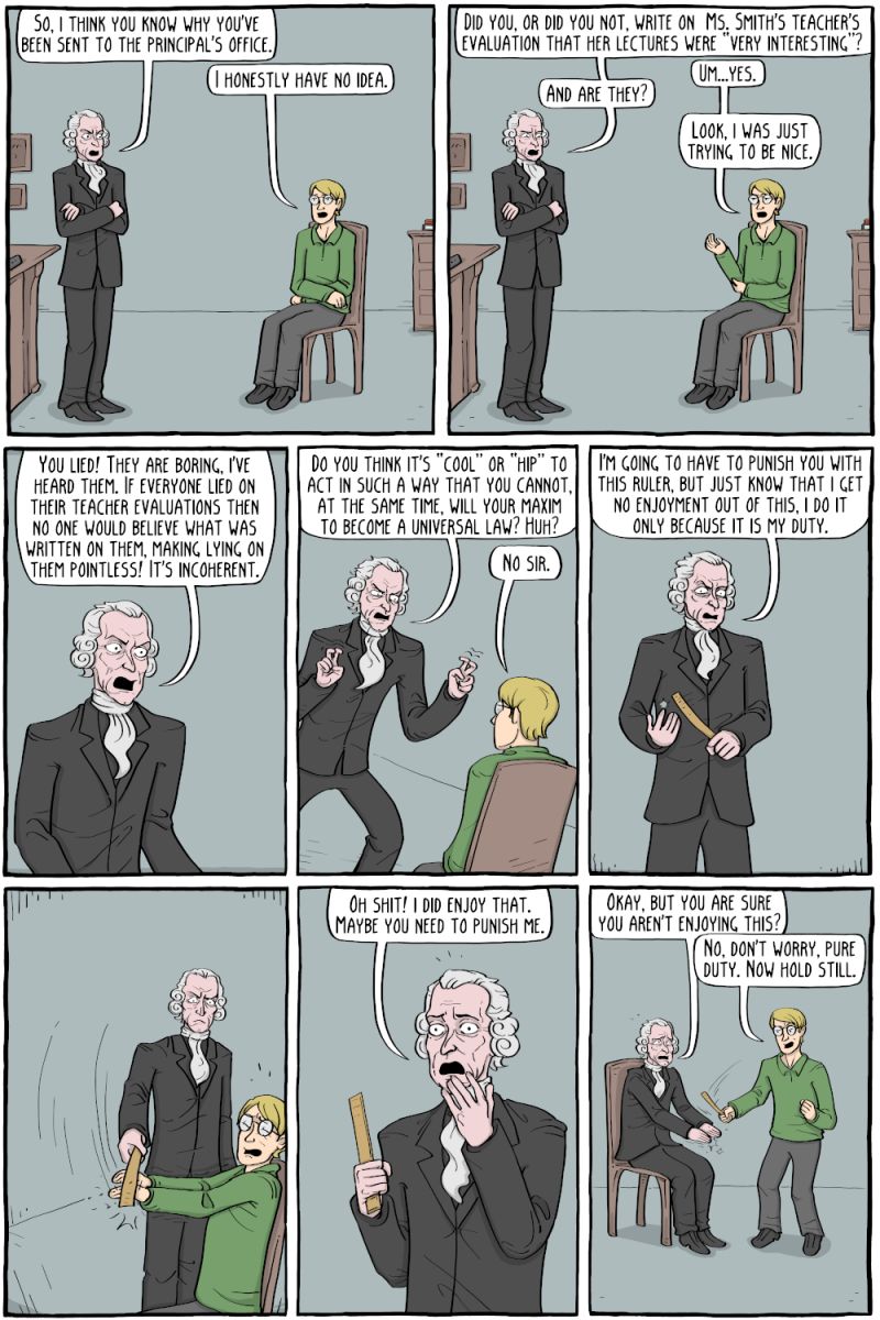 Immanuel Kant Existential Comics - Colorful Designs - Creative HD Collection