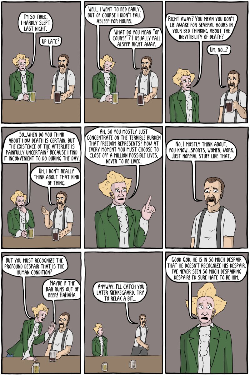 Existential Daycare Existential Comics - Vintage Wallpaper Collection - High Resolution Quality