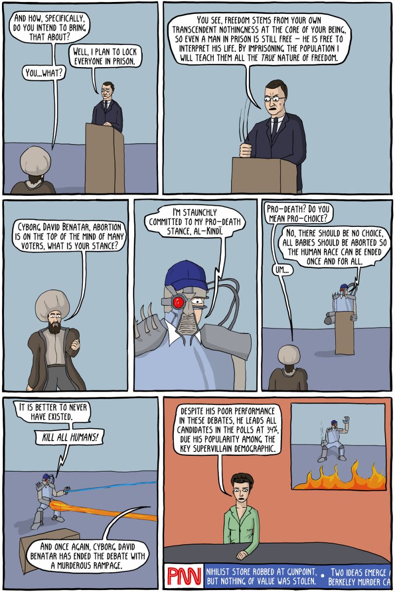 Utilitarian Strategies Existential Comics - Landscape Designs - Premium Retina Collection