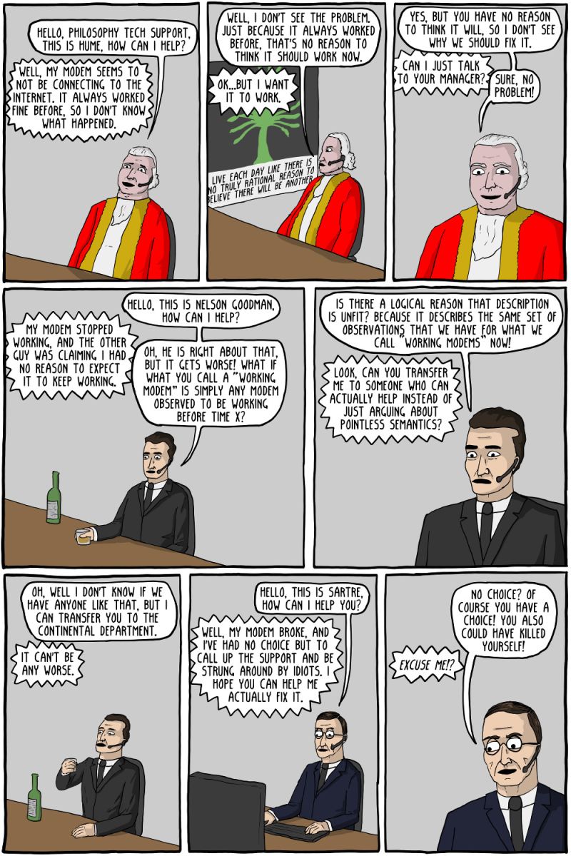 David Hume Existential Comics - Premium Sunset Picture Gallery - 4K