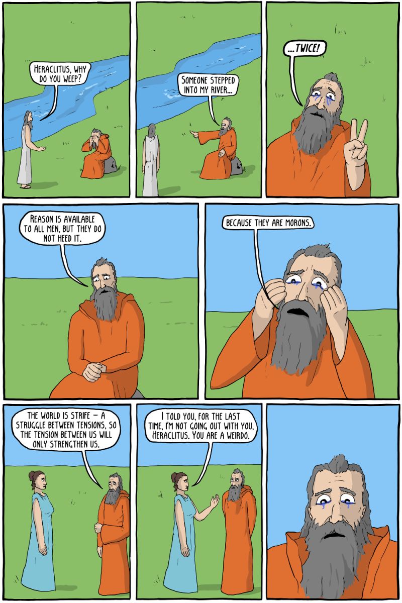 The Dancer Existential Comics - Creative Desktop Colorful Backgrounds | Free Download
