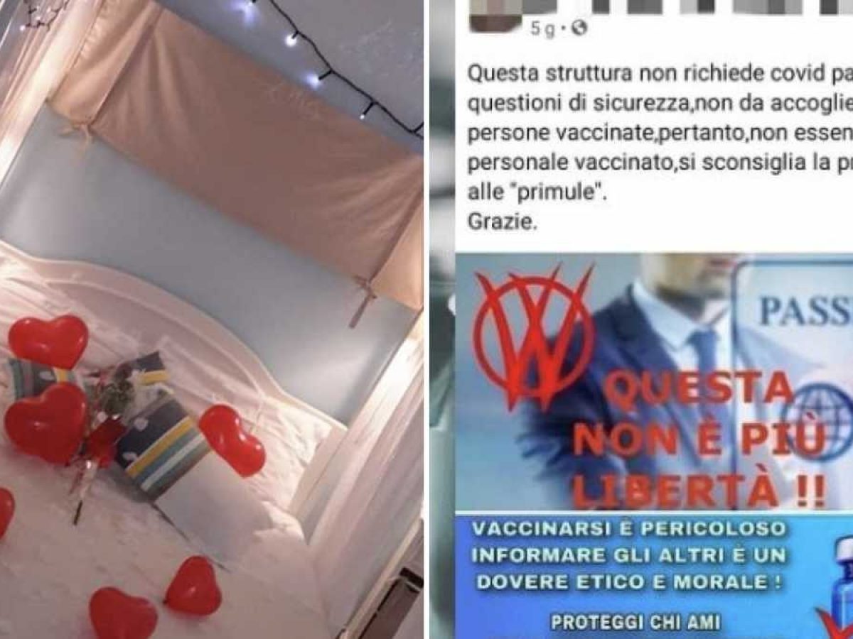 Accettiamo Solo Ospiti Non Vaccinati: L'annuncio Del B&B Scatena La Bufera Su Facebook 900_x_1200_jpg