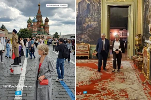 Julie Bishop goes to Moscow”