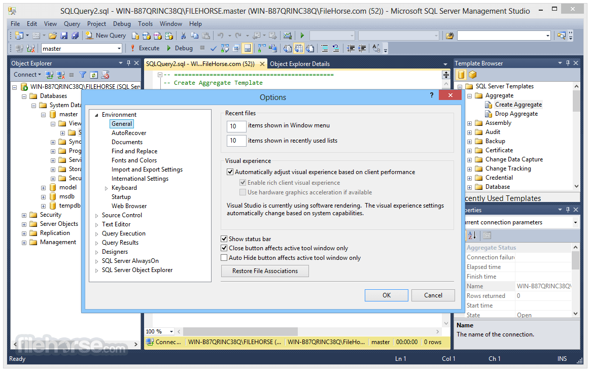 · we need the from clause to add a join. SQL Server 2012 Management Studio Express Download for