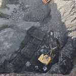 Rock Blasting Seen from 14 Storeys Up