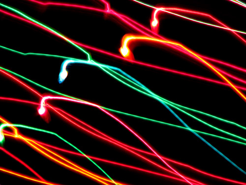 Laced Christmas Lights