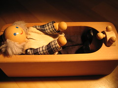 Grandad takes a bath