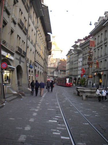 Foto de una calle de Berna