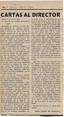Carta al director 1966