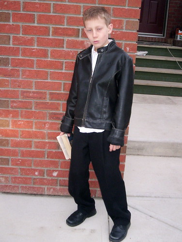 trouble - Henry in leather jacket