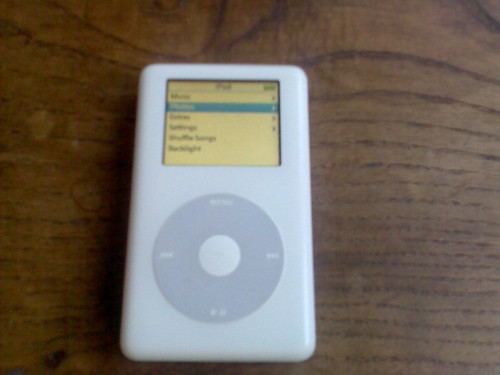 El iPod después de la operación