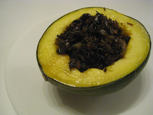 Acorn Squash with Harvest Rice Stuffing
