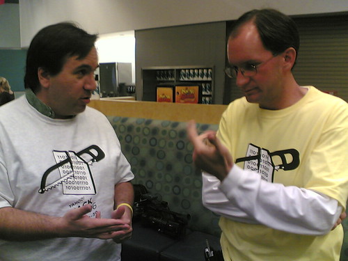 Jeremy Zawodny giving me some good advice about using the YUI library