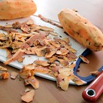 peeled sweet potatoes