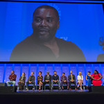 Moderator Kevin Frazier, Lee Daniels, Ilene Chaiken, Brian Grazer, Sanaa Hamri, Terrence Howard, Jussie Smollett, Bryshere Y. Gray, Trai Byers, Kaitlin Doubleday, Grace Gealey, Gabourey Sidibe, Serayah and Ta&rsquo;Rhonda Jones