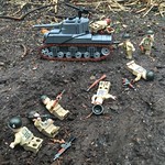 "Take cover, keep your heads down!"