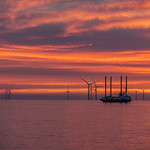 Sunset on the Horizon at Leasowe