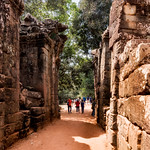 Eastern Gopura (gateway structure) of the Ta Prohm Temple, Cambodia-1a