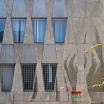 The courtyard of the former United States Embassy in The Hague