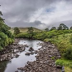 LANDSCAPE NEAR AASLEAGH FALLS, CONNEMARA
