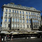 Wien, 1. Bezirk (the art of very renowned public places in the old center of Vienna), Philharmonikerstra&szlig;e/Maysedergasse/Albertinaplatz (Hotel Sacher/Caf&eacute; Mozart)