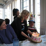 Delivery of Mom's Birthday cake!!