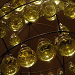 olive oil chandelier