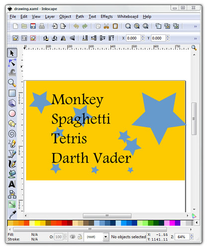 If you are exporting a png, on the file menu, click document properties. Jon Galloway Inkscape To Support Xaml Export