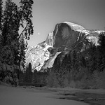 Moon Rising over Half Dome