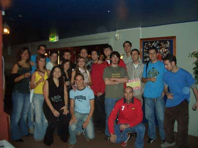 Grupo de españoles en Luleå