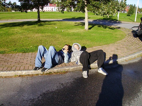 Jeremy y yo durmiendo