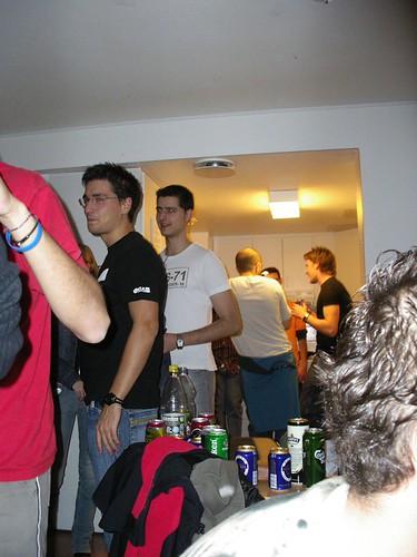 Vista de la fiesta de mi casa