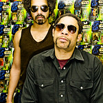 Robert Smith and Chris Turner of Darkred, Robert's apartment, W Grand Blvd, Detroit, 3/20/10