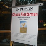Chuck Klosterman Reading