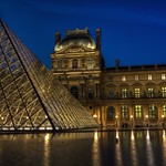 Louvre at the Blue Hour II