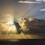 Sunrise over the Atlantic.....